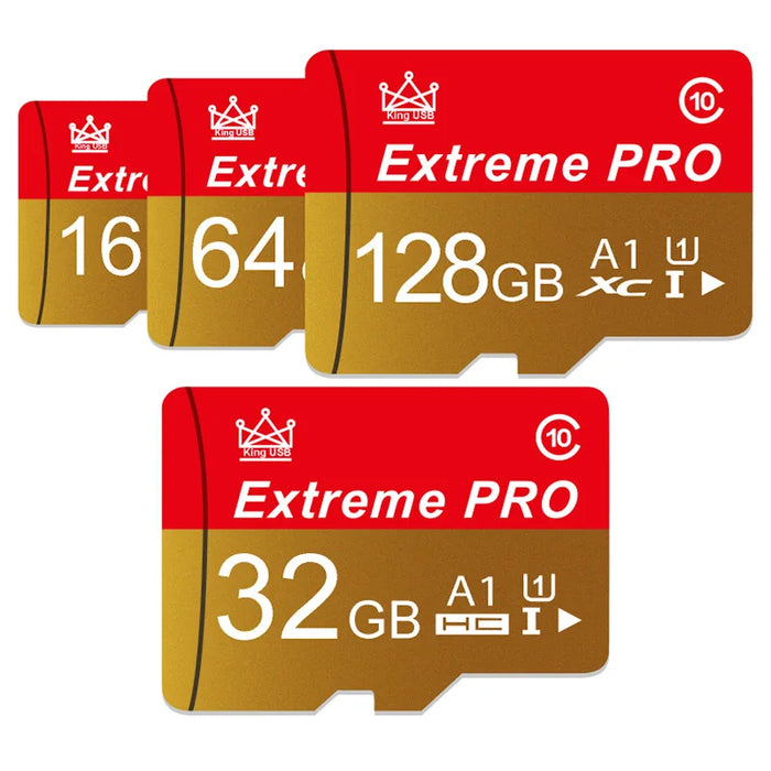 Extreme Pro - Nagy sebességű Mini SD kártya V10 TF kártyával - Akár 256 GB-os méret - Ideális Flash kártya telefonhoz, fényképezőgéphez, drónhoz