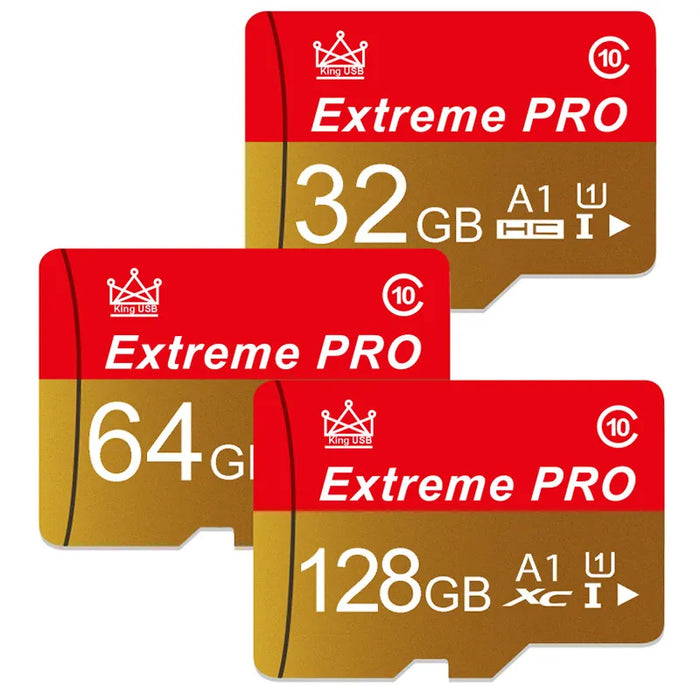 Extreme Pro - Nagy sebességű Mini SD kártya V10 TF kártyával - Akár 256 GB-os méret - Ideális Flash kártya telefonhoz, fényképezőgéphez, drónhoz